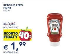 Offerta per Heinz - Ketchup Zero a 1,99€ in Esselunga