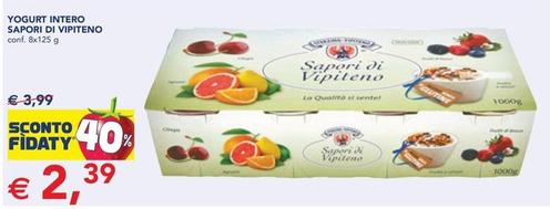 Offerta per Vipiteno - Yogurt Intero Sapori  a 2,39€ in Esselunga