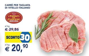 Offerta per Carrè Per Tagliata Di Vitello Italiano a 20,9€ in Esselunga