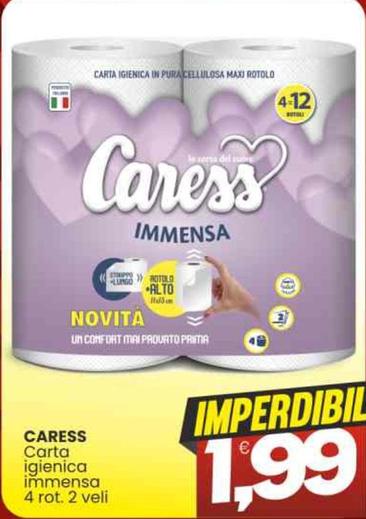 Offerta per Caress - Carta Igienica Immensa a 1,99€ in Vicino a Te