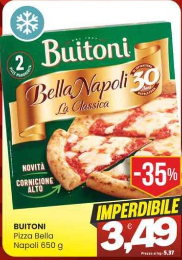Offerta per Buitoni - Pizza Bella Napoli a 3,49€ in Vicino a Te