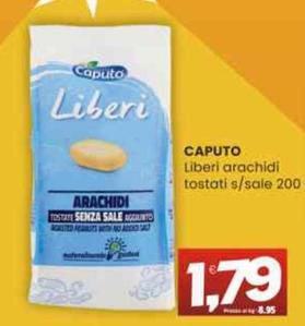 Offerta per Caputo - Liberi Arachidi Tostati S/Sale a 1,79€ in Vicino a Te