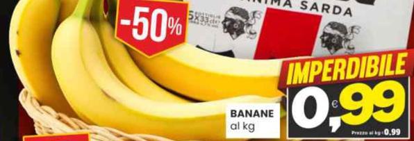 Offerta per Banane a 0,99€ in Vicino a Te