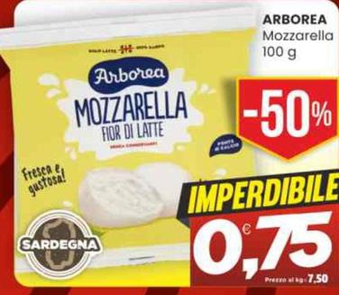 Offerta per Arborea - Mozzarella a 0,75€ in Vicino a Te