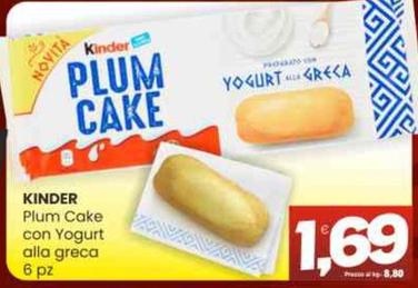 Offerta per Kinder - Plum Cake Con Yogurt Alla Greca a 1,69€ in Vicino a Te