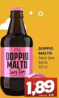 Offerta per Doppio Malto - Sexy Ipa Birra a 1,89€ in Vicino a Te
