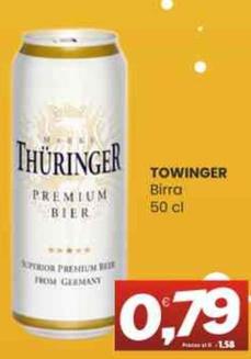 Offerta per Towinger - Birra a 0,79€ in Vicino a Te
