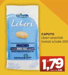 Offerta per Caputo - Liberi Arachidi Tostati S/Sale a 1,79€ in Vicino a Te