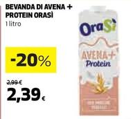 Offerta per Orasi - Bevanda Di Avena + Protein a 2,39€ in Coop