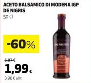 Offerta per De Nigris - Aceto Balsamico Di Modena IGP a 1,99€ in Coop
