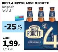Offerta per Angelo Poretti - Birra 4 Luppoli a 1,99€ in Coop