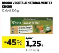 Offerta per Knorr - Brodo Vegetale Naturalmente! a 1,25€ in Coop