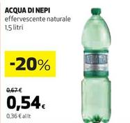 Offerta per Acqua Di Nepi - Effervescente Naturale a 0,54€ in Coop
