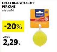 Offerta per Vitakraft - Crazy Ball Per Cane a 2,29€ in Coop