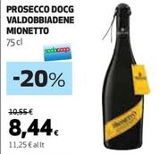 Offerta per Mionetto - Prosecco DOCG Valdobbiadene a 8,44€ in Coop