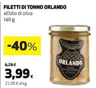 Offerta per Orlando - Filetti Di Tonno a 3,99€ in Coop