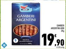 Offerta per Arbi - Gamberi Argentini a 19,9€ in Conad