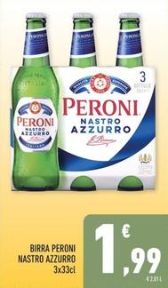 Offerta per Peroni - Nastro Azzurro Birra a 1,99€ in Conad