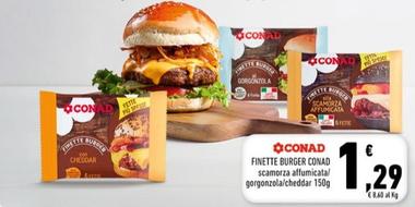 Offerta per Conad - Finette Burger a 1,29€ in Conad