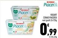 Offerta per Conad - Piacersi Yogurt a 0,99€ in Conad