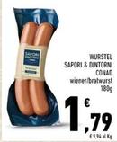 Offerta per Conad - Sapori & Dintorni Wurstel a 1,79€ in Conad
