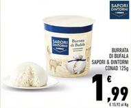Offerta per Conad - Sapori & Dintorni Burrata Di Bufala a 1,99€ in Conad