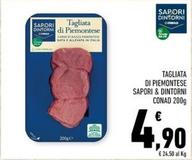 Offerta per Conad - Sapori & Dintorni Tagliata Di Piemontese a 4,9€ in Conad