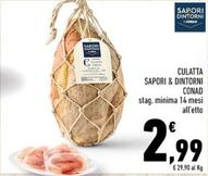 Offerta per Conad - Sapori & Dintorni Culatta a 2,99€ in Conad