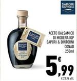 Offerta per Conad - Sapori & Dintorni Aceto Balsamico Di Modena IGP a 5,99€ in Conad