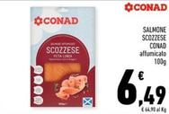 Offerta per Conad - Salmone Scozzese a 6,49€ in Conad