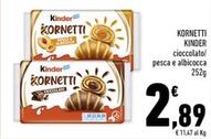 Offerta per Ferrero - Kornetti Kinder a 2,89€ in Conad
