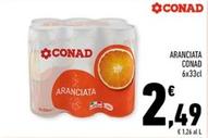 Offerta per Conad - Aranciata a 2,49€ in Conad