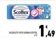 Offerta per Scottex - Fazzoletti Tutti Giorni a 1,49€ in Conad