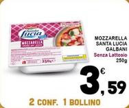 Offerta per Galbani - Mozzarella Santa Lucia a 3,59€ in Conad