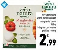 Offerta per Conad - Pizza Biologica Verso Natura a 2,99€ in Conad