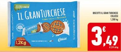 Offerta per Colussi - Biscotti Il Gran Turchese a 3,49€ in Conad