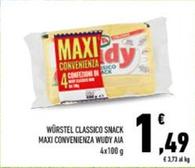 Offerta per Aia - Würstel Classico Snack Maxi Convenienza Wudy a 1,49€ in Conad