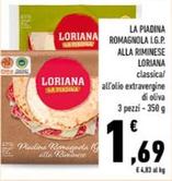 Offerta per Loriana - La Piadina Romagnola I.G.P. Alla Riminese a 1,69€ in Conad