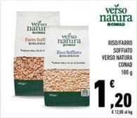 Offerta per Conad - Riso/Farro Soffiato Verso Natura a 1,2€ in Conad