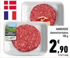 Offerta per Hamburger a 2,9€ in Conad
