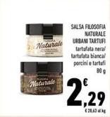 Offerta per Urbani Tartufi - Salsa Filosofia Naturale a 2,29€ in Conad