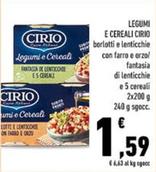 Offerta per Cirio - Legumi E Cereali a 1,59€ in Conad