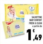 Offerta per Fresh & Clean - Salviettine Baby Comfort a 1,49€ in Conad
