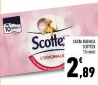 Offerta per Scottex - Carta Igienica a 2,89€ in Conad