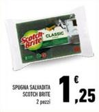 Offerta per Scotch-brite - Spugna Salvadita a 1,25€ in Conad