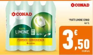 Offerta per Conad - Piatti Limone a 3,5€ in Conad