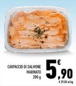 Offerta per Carpaccio Di Salmone Marinato a 5,9€ in Conad