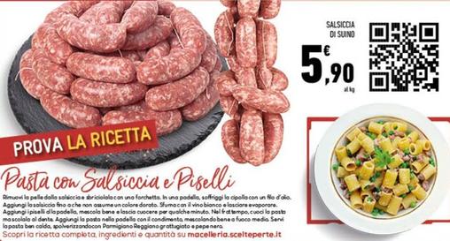 Offerta per Salsiccia Di Suino a 5,9€ in Conad