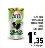 Offerta per Saclà - Olive Nere Snocciolate Olivolì a 1,35€ in Conad