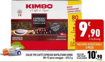 Offerta per Kimbo - Cialde Per Caffè Espresso Napoletano a 10,9€ in Conad